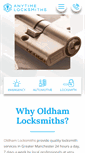 Mobile Screenshot of oldhamlocksmiths24hr.com